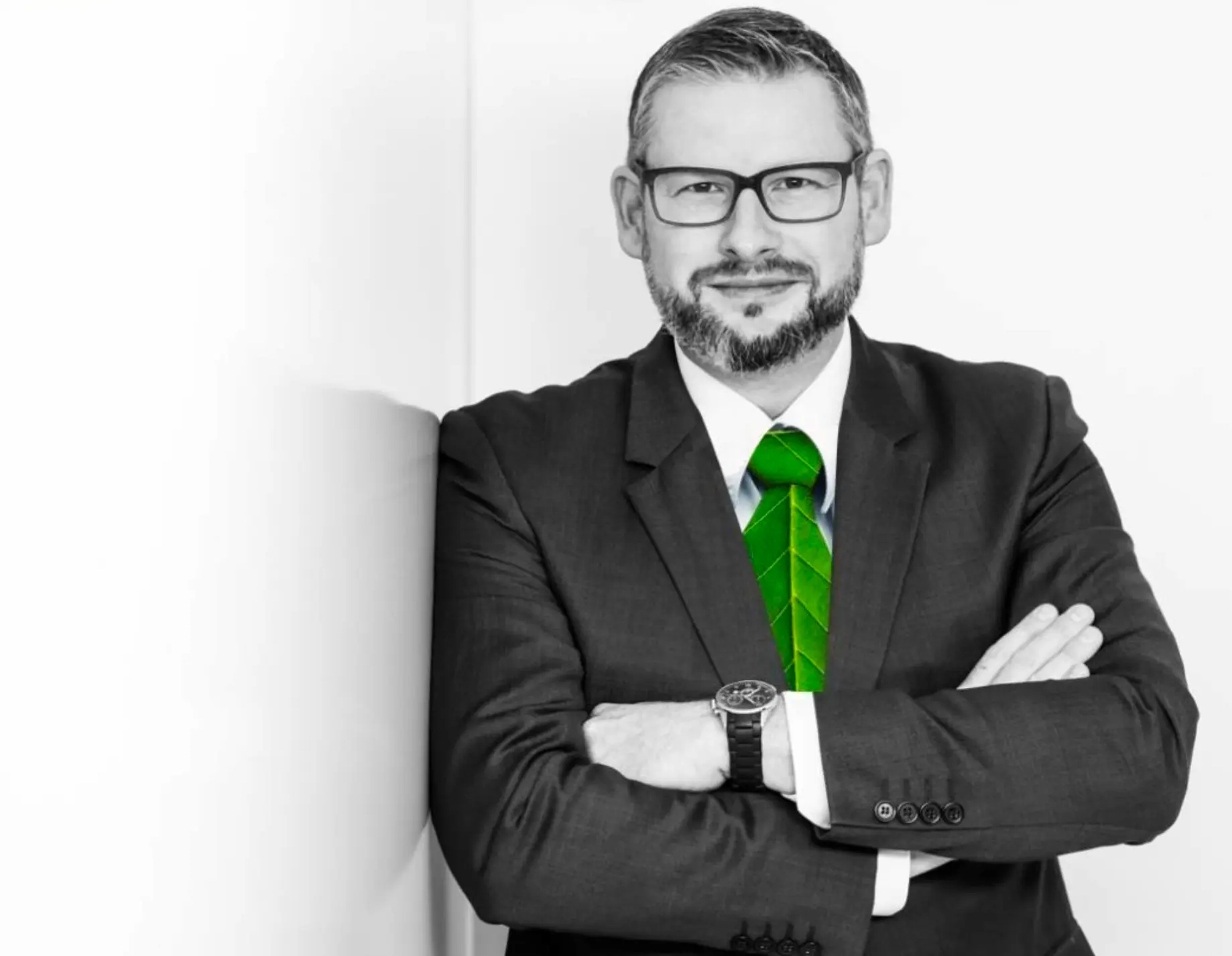 Modern architectural forms against a clear sky